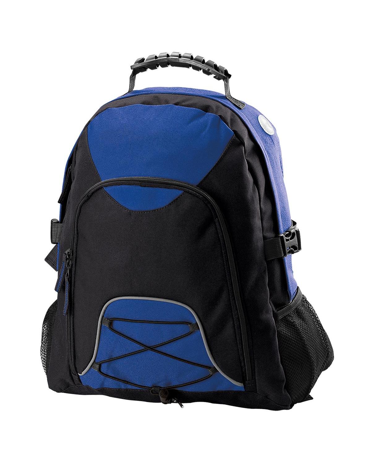 Unbranded Climber Backpack 28L Black/Royal-1