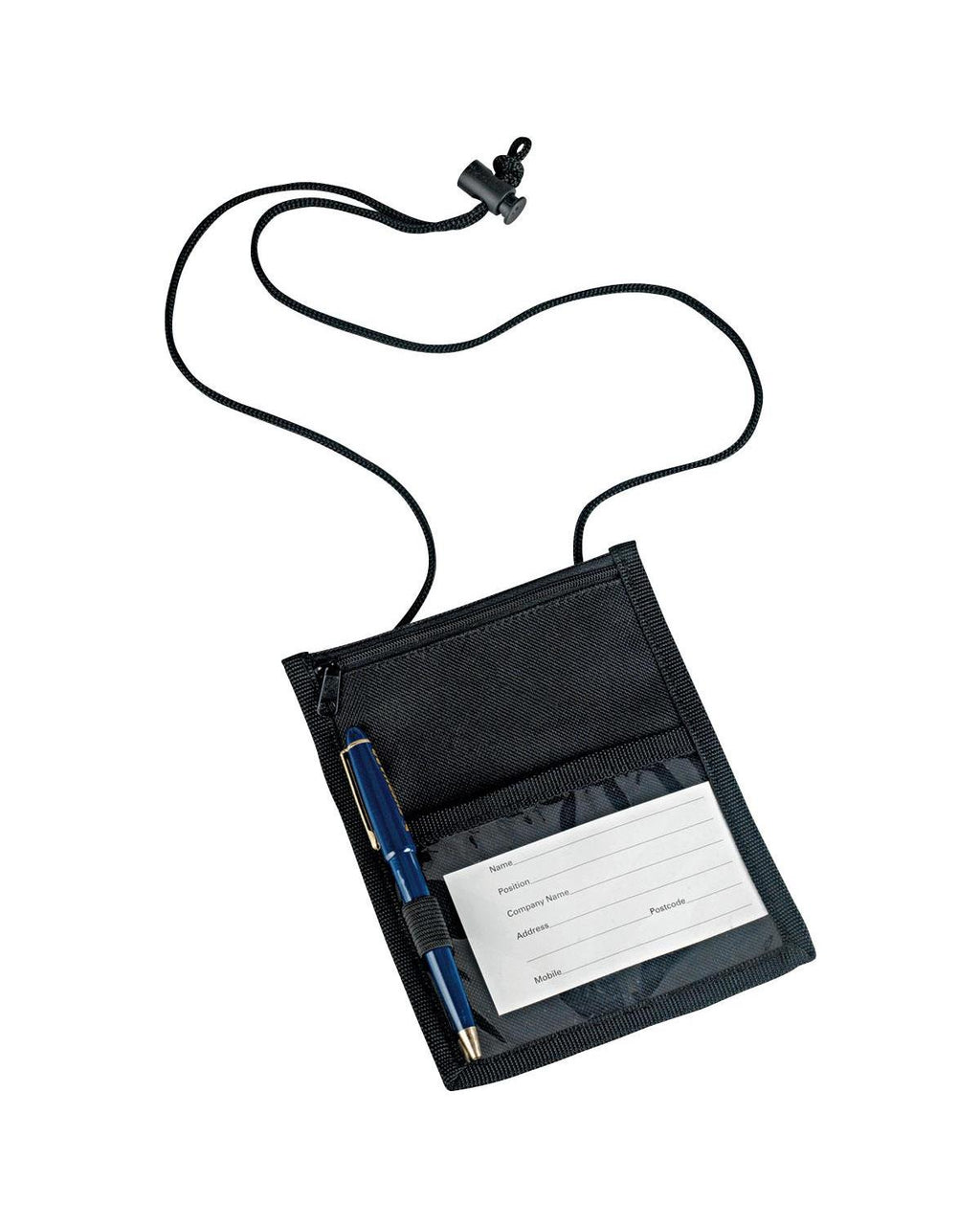 Unbranded Platform Neck Wallet Black-1