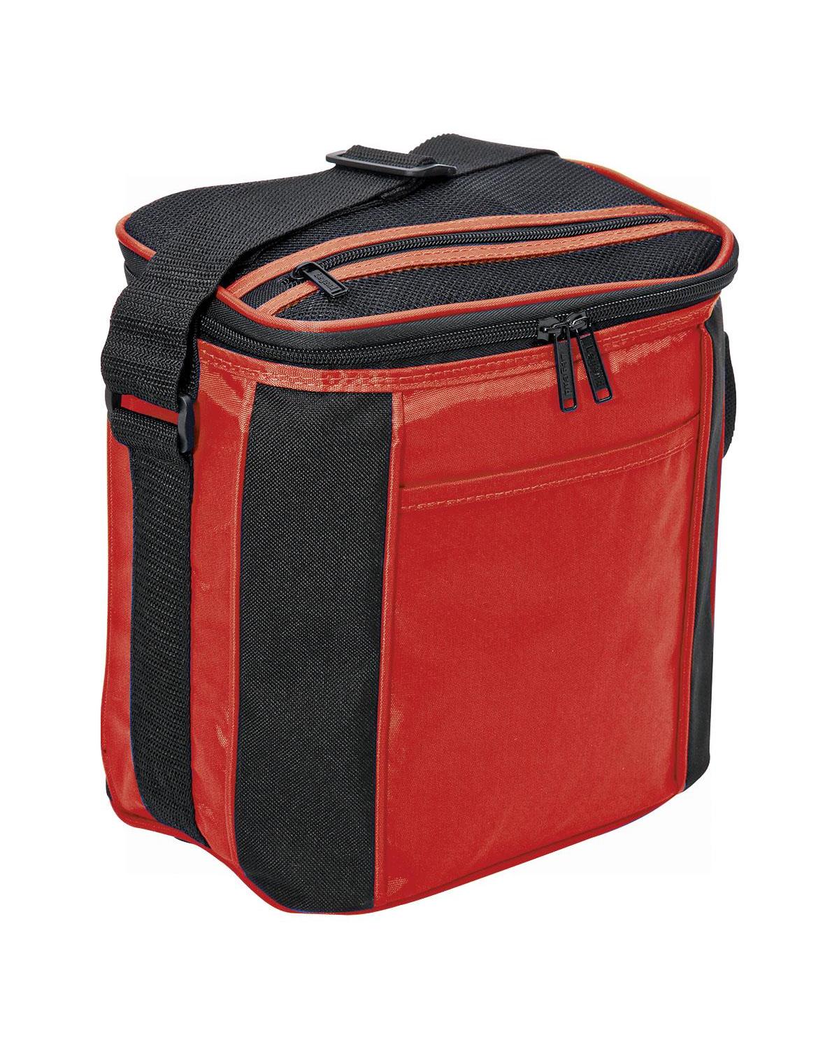 Unbranded 6 Drink Cooler 9L Black/Red-1
