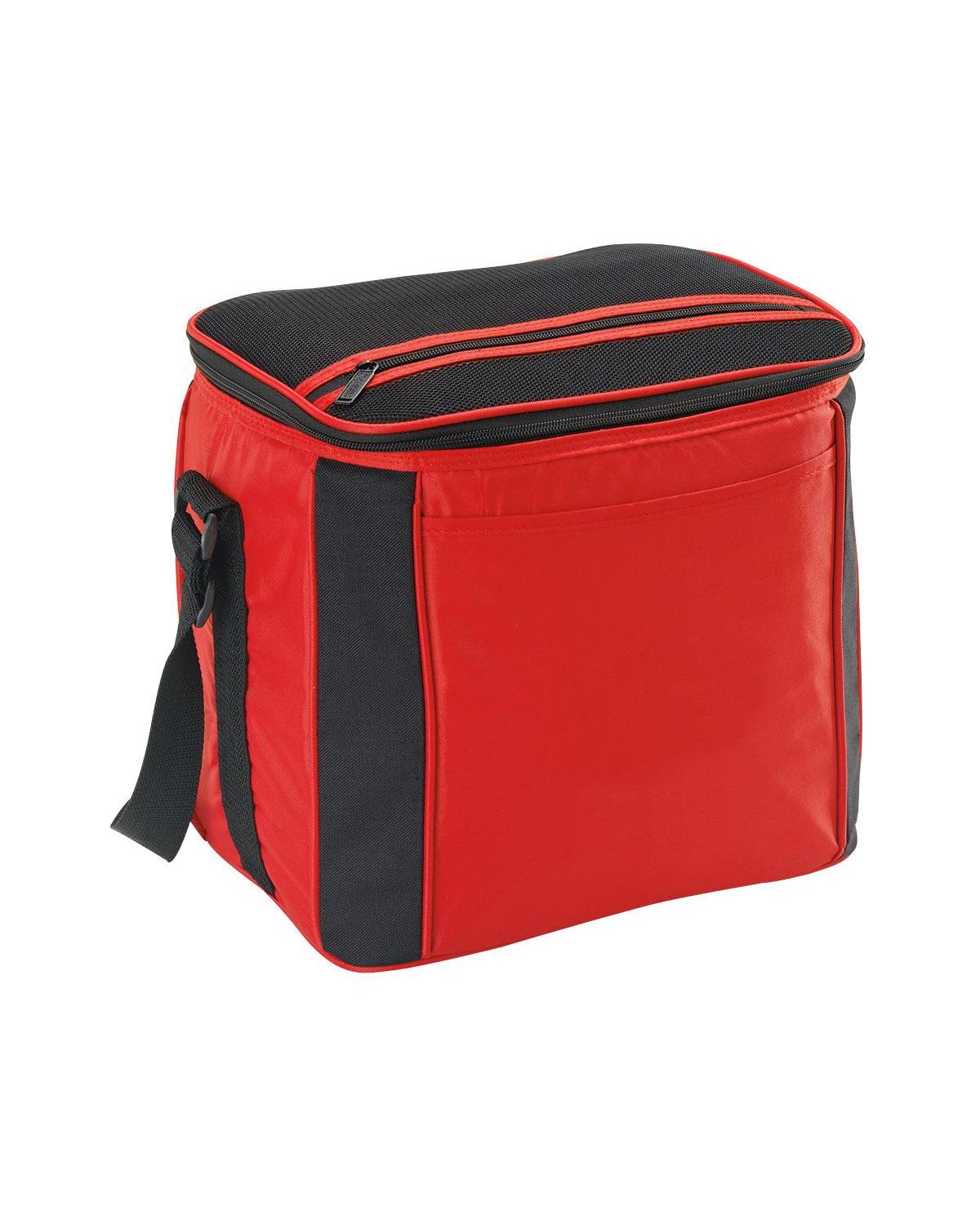 Unbranded Large Cooler Bag 17L Black/Red-1