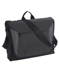 Unbranded Platform Flap Satchel 12L Black-1