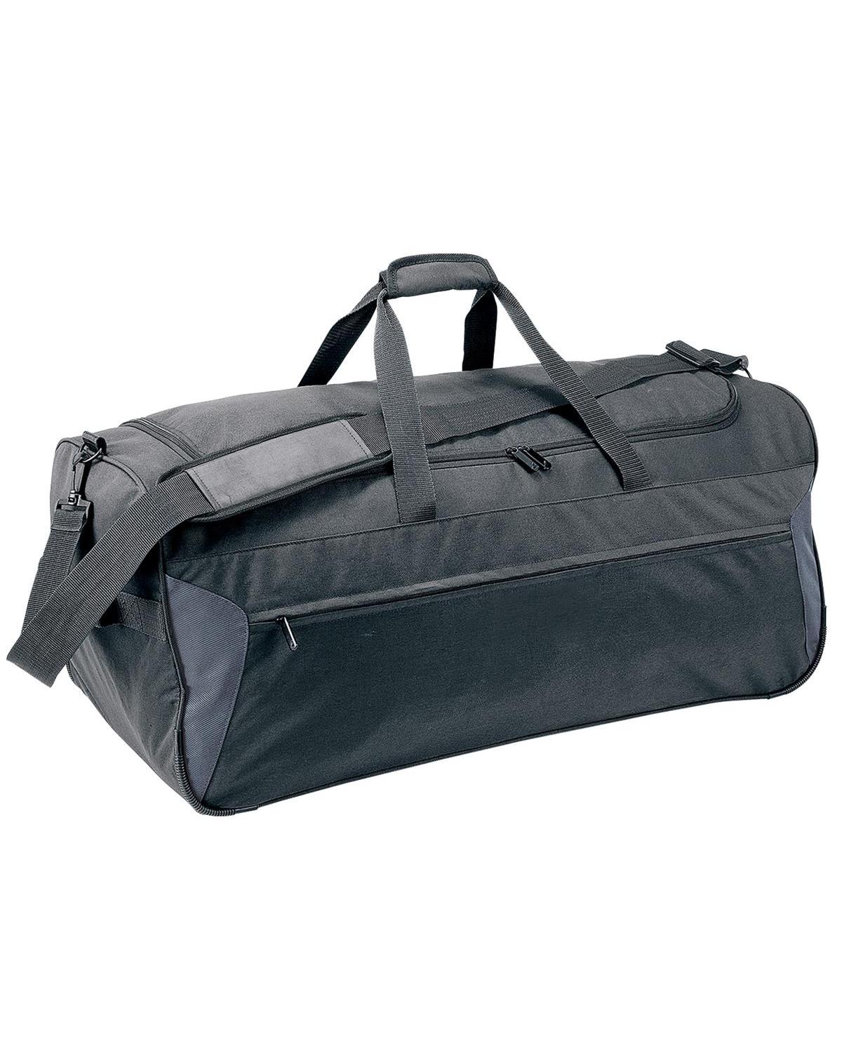 Unbranded Platform Wheeled Duffle 90L Black-1