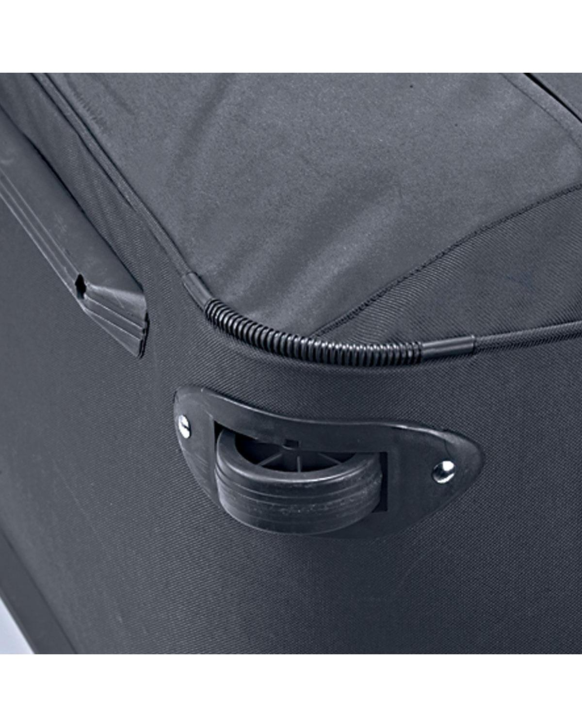 Unbranded Platform Wheeled Duffle 90L Black-2