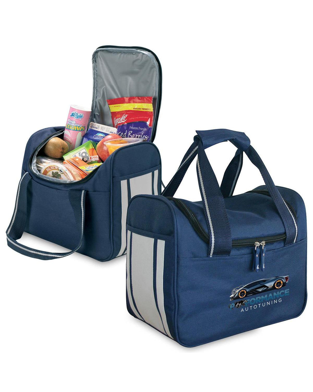 Unbranded Cruiser Cooler 13.5L Grey/Navy-3