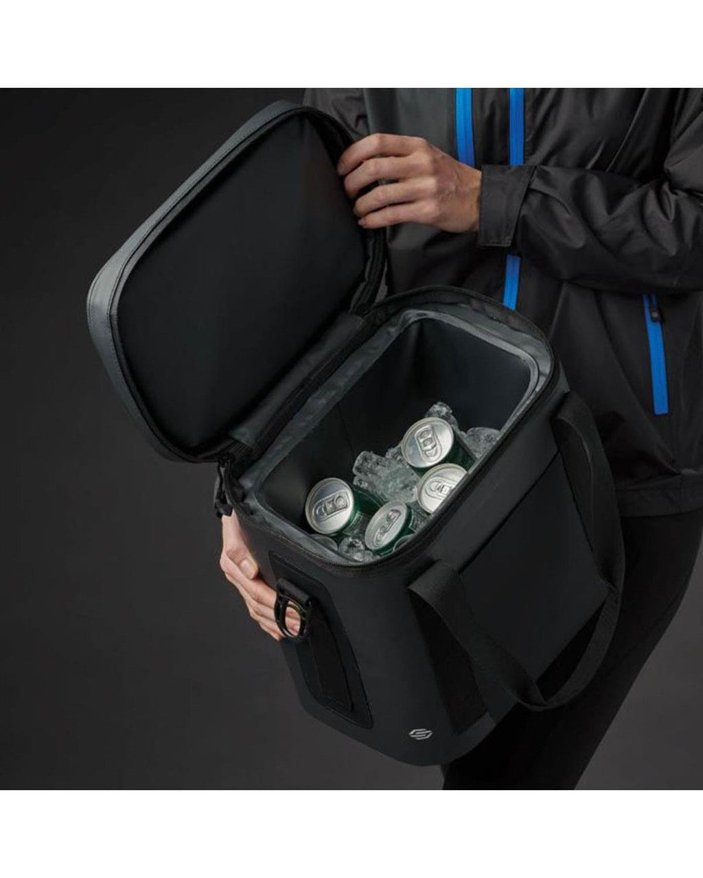 Stormtech Salt Spring Insulated Cooler Bag 15L Black/Grey-6
