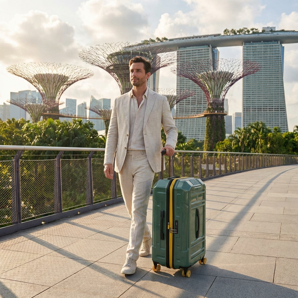 Delsey Rempart 2.0 Expandable Hardside Large Spinner Suitcase - 80cm - Green Image 9