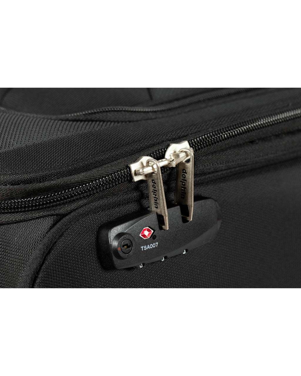 Delphin Caspian 2 Softside 3-Piece Spinner Luggage Set - Black Image 3