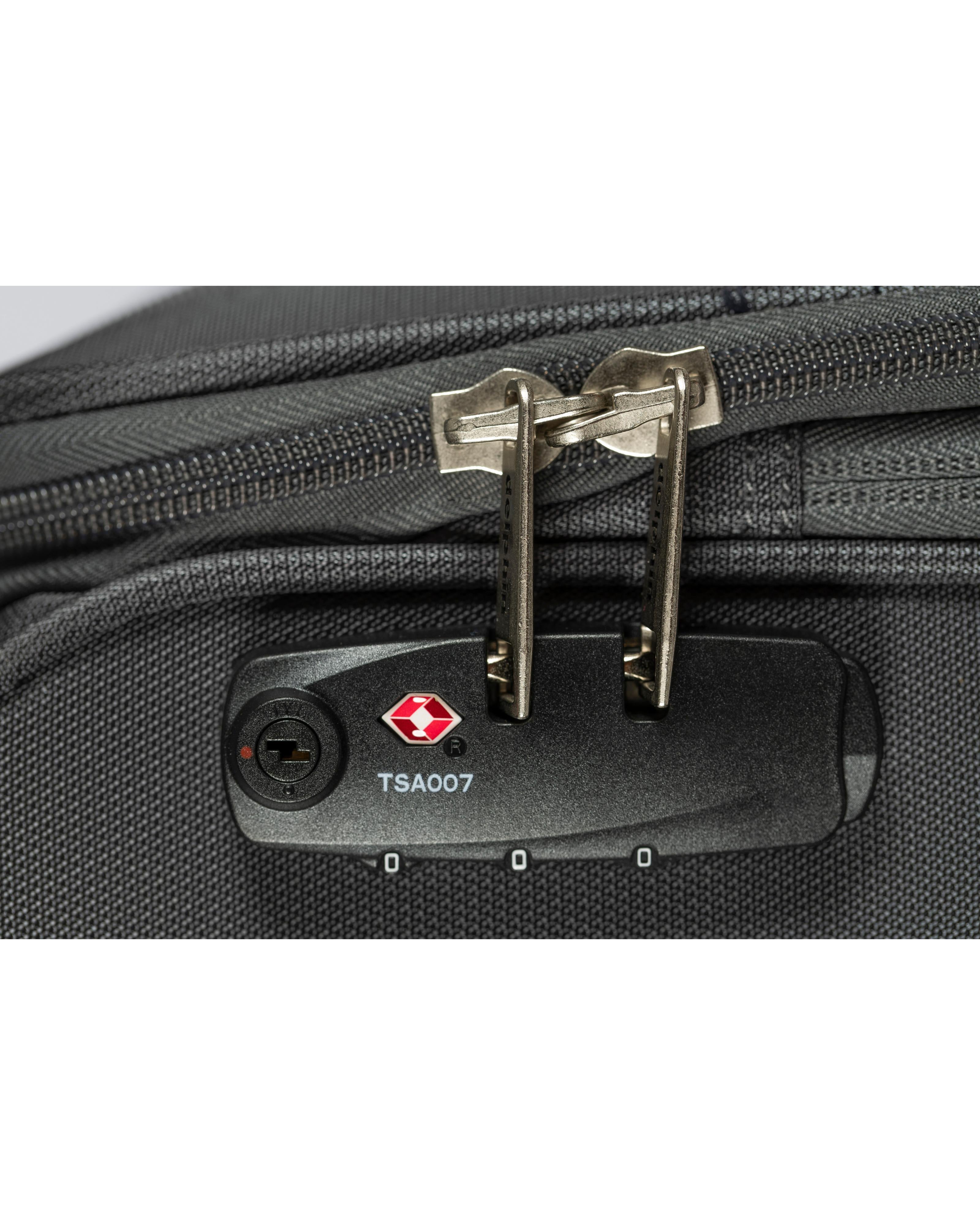 Delphin Caspian 2 Softside 3-Piece Spinner Luggage Set - Grey Image 2