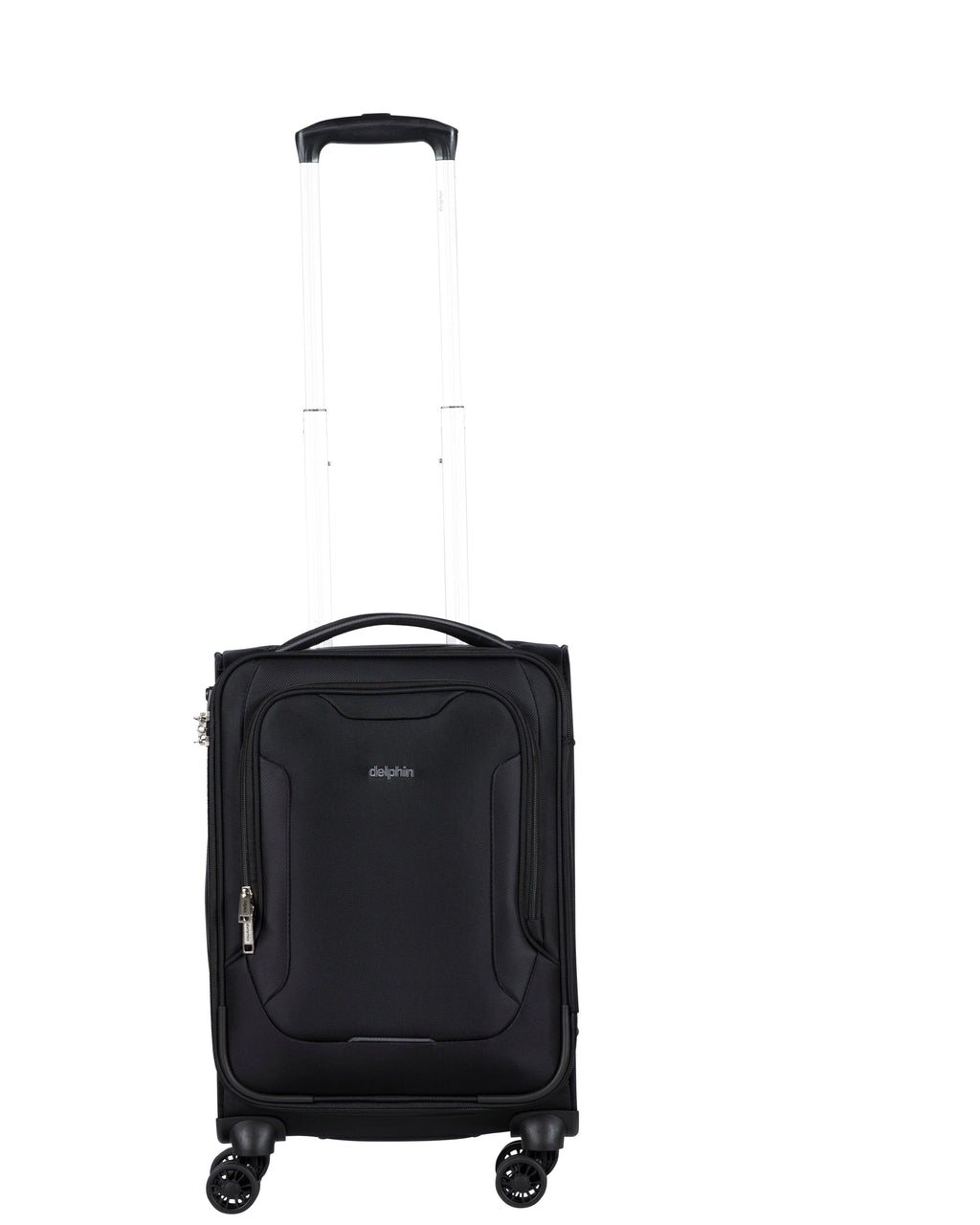Delphin Caspian 2 Softside Carry-On Spinner Suitcase - 56cm - Black Image 1