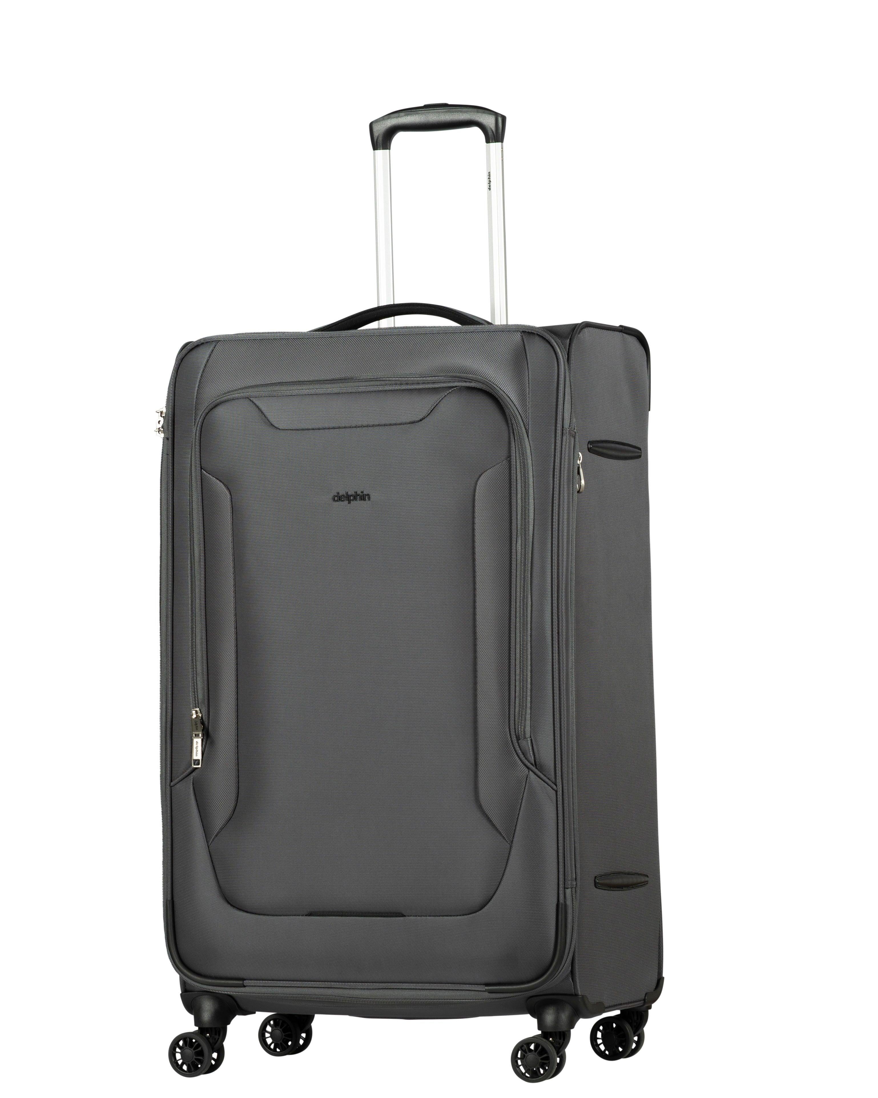 Delphin Caspian 2 Softside Large Spinner Suitcase - 83cm - Grey Image 4