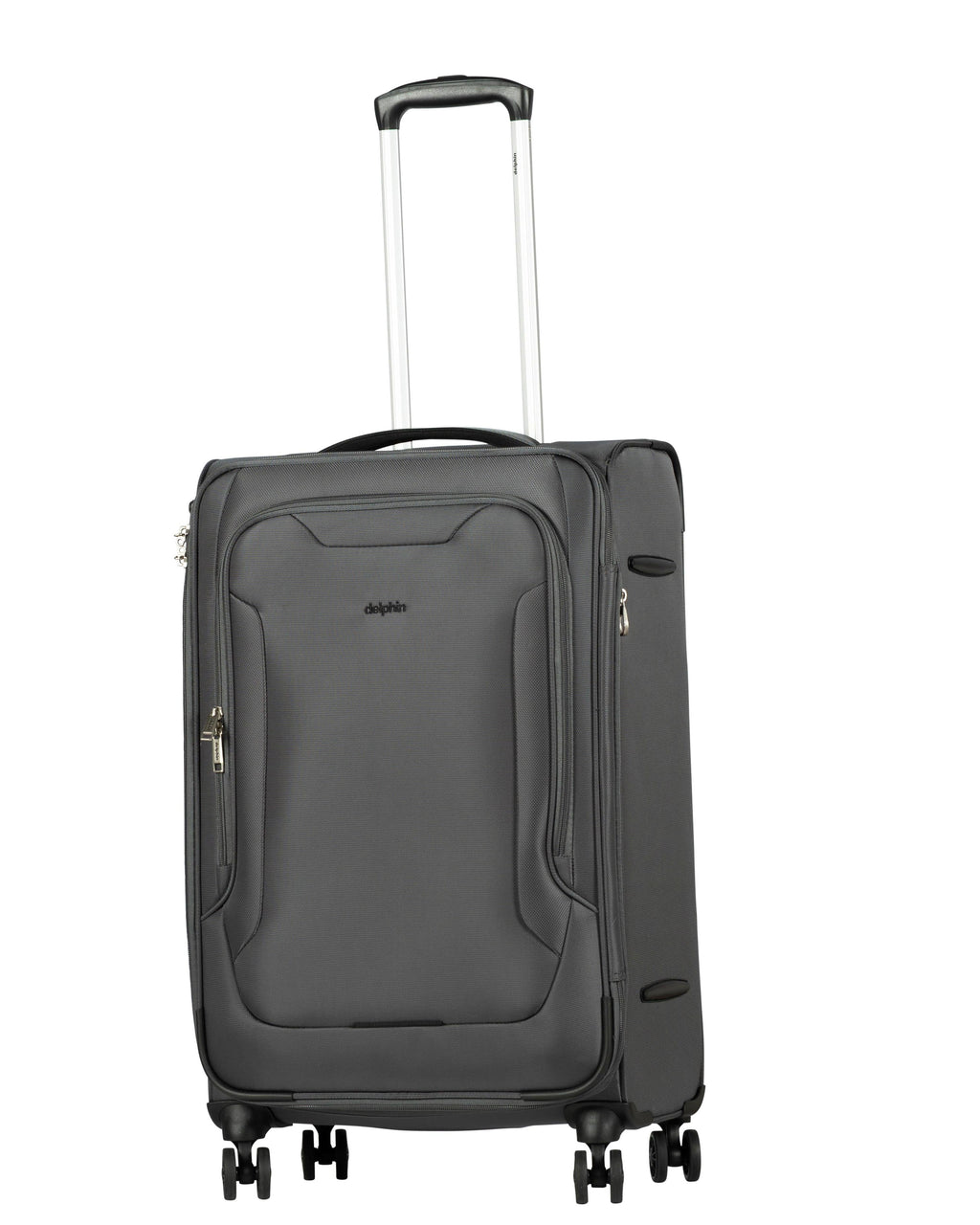 Delphin Caspian 2 Softside Medium Spinner Suitcase - 73cm - Grey Image 5