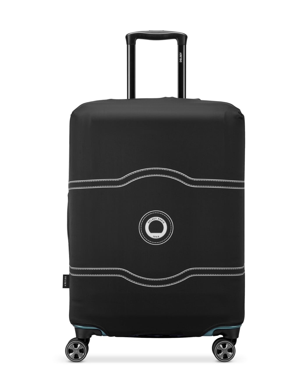 Delsey Chatelet Print Luggage Cover - Suitcase Medium - Black-2