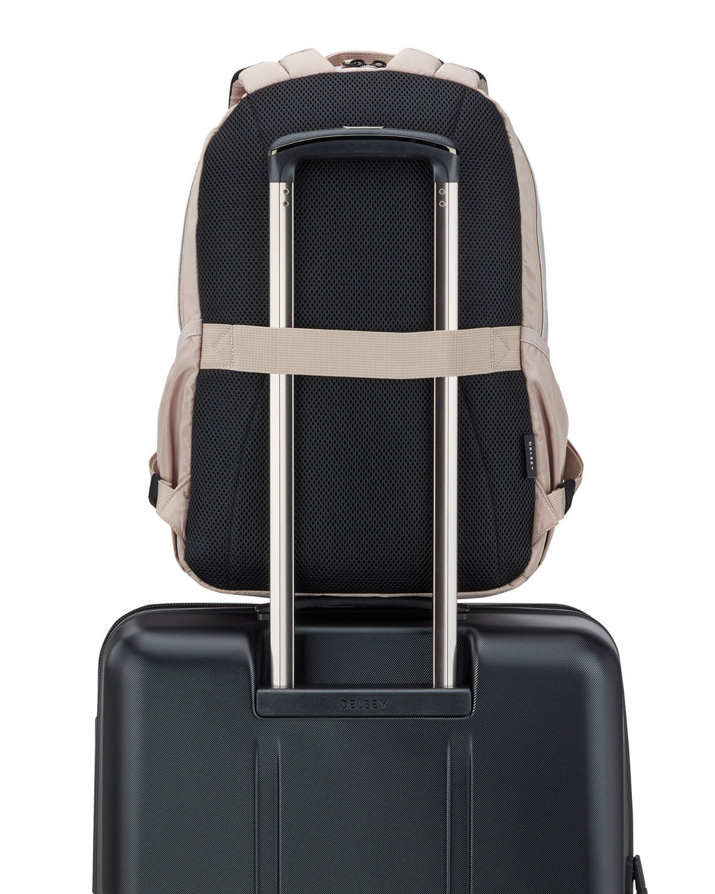 Delsey Karen 15.6" Laptop Backpack - Beige-4