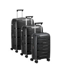 Delsey Paris Securitech Dune Hardside Suitcase Set - 3-Piece - Black