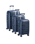 Delsey Paris Securitech Dune Hardside Suitcase Set - 3-Piece - Blue