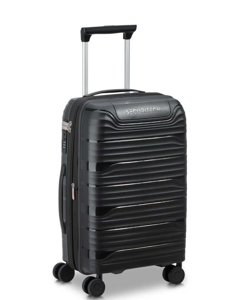 Delsey Paris Securitech Dune Hardside Carry-On Suitcase - 55cm - Black-1