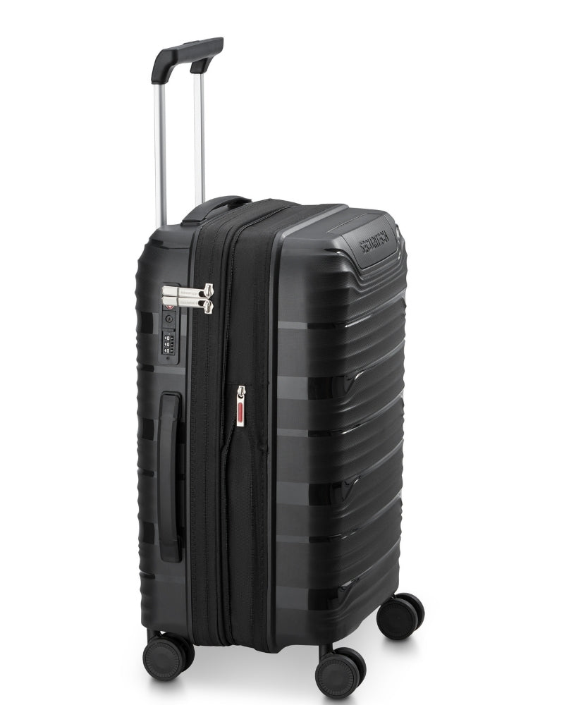 Delsey Paris Securitech Dune Hardside Carry-On Suitcase - 55cm - Black-2