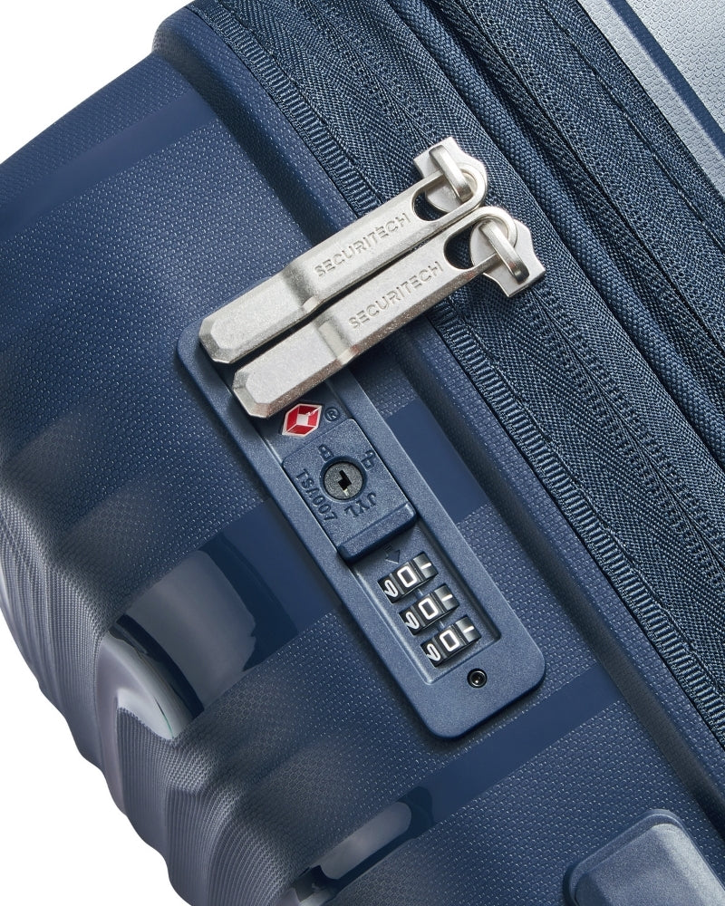 Delsey Paris Securitech Dune Hardside Carry-On Suitcase - 55cm - Blue-7
