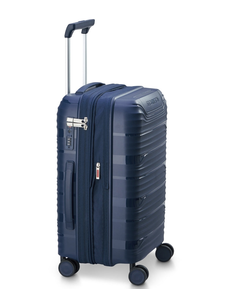 Delsey Paris Securitech Dune Hardside Carry-On Suitcase - 55cm - Blue-2