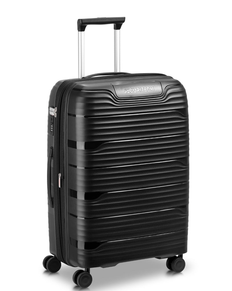 Delsey Paris Securitech Dune Hardside Medium Suitcase - 66cm - Black