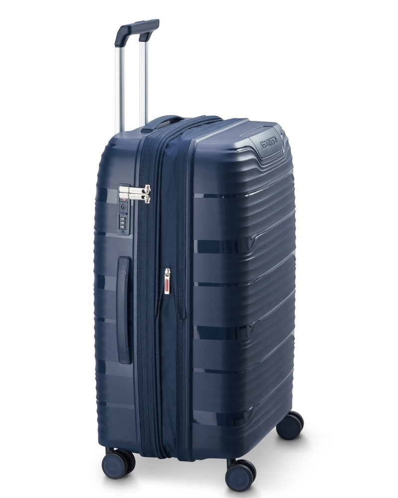 Delsey Paris Securitech Dune Hardside Medium Suitcase - 66cm - Blue