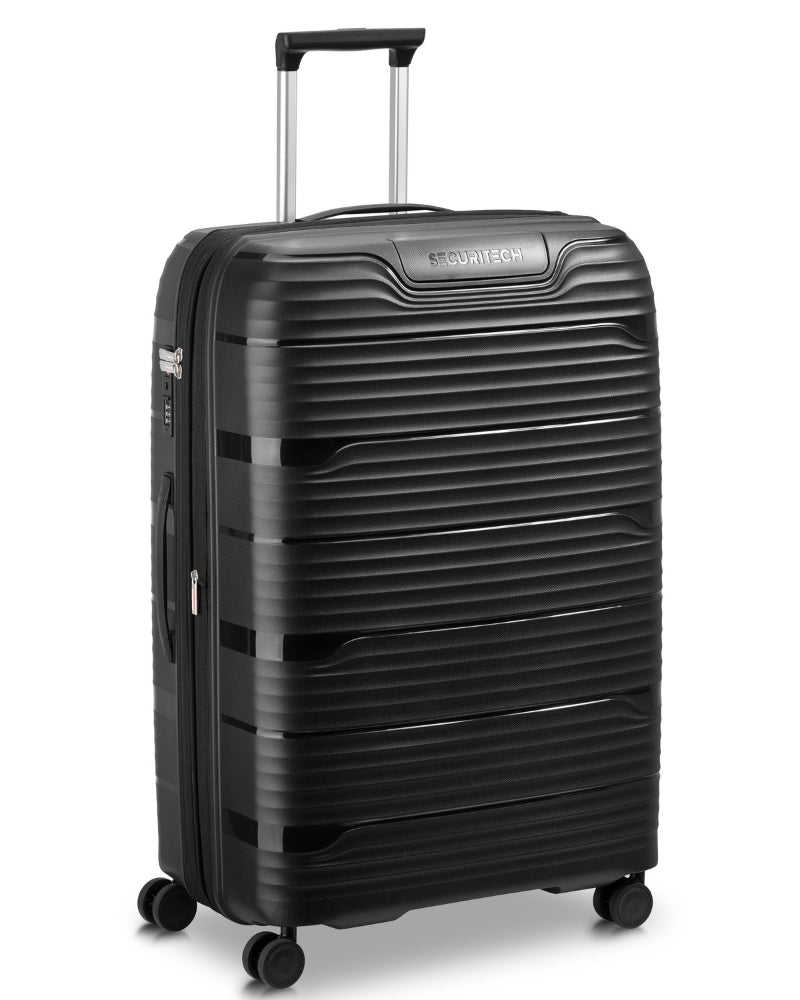 Delsey Paris Securitech Dune Hardside Suitcase Set - 3-Piece - Black