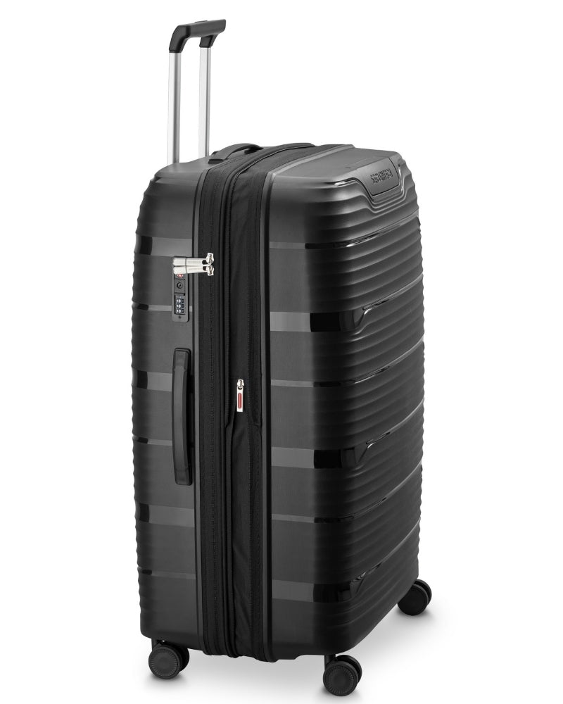 Delsey Paris Securitech Dune Hardside Suitcase Set - 3-Piece - Black