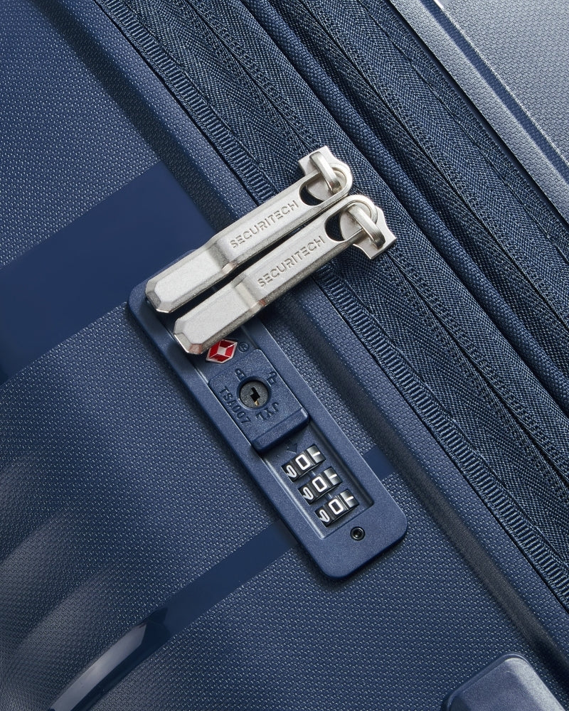 Delsey Paris Securitech Dune Hardside Suitcase Set - 3-Piece - Blue