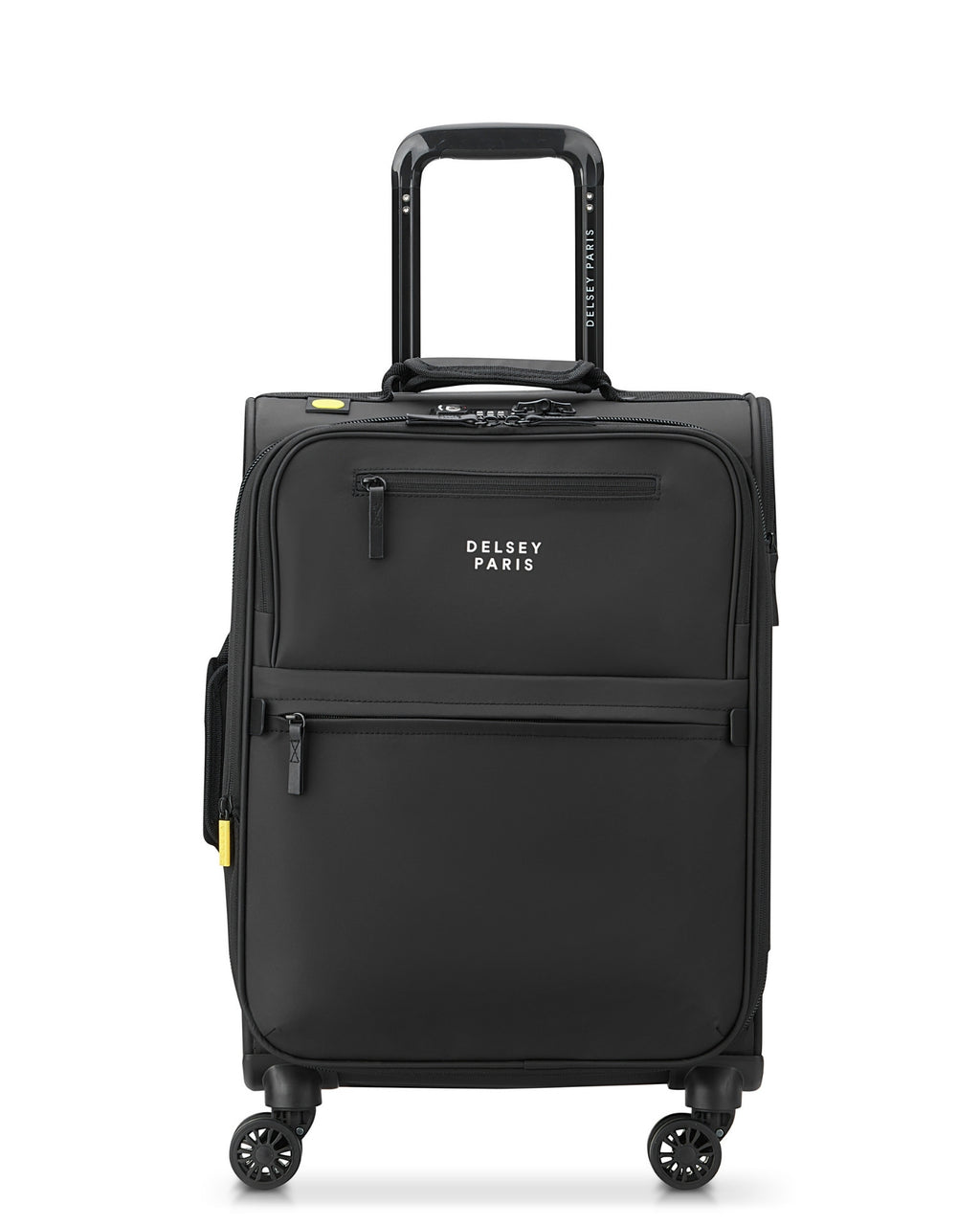 Delsey Paris Maubert 2 Softside Carry-On Spinner Suitcase -55cm-Black-2