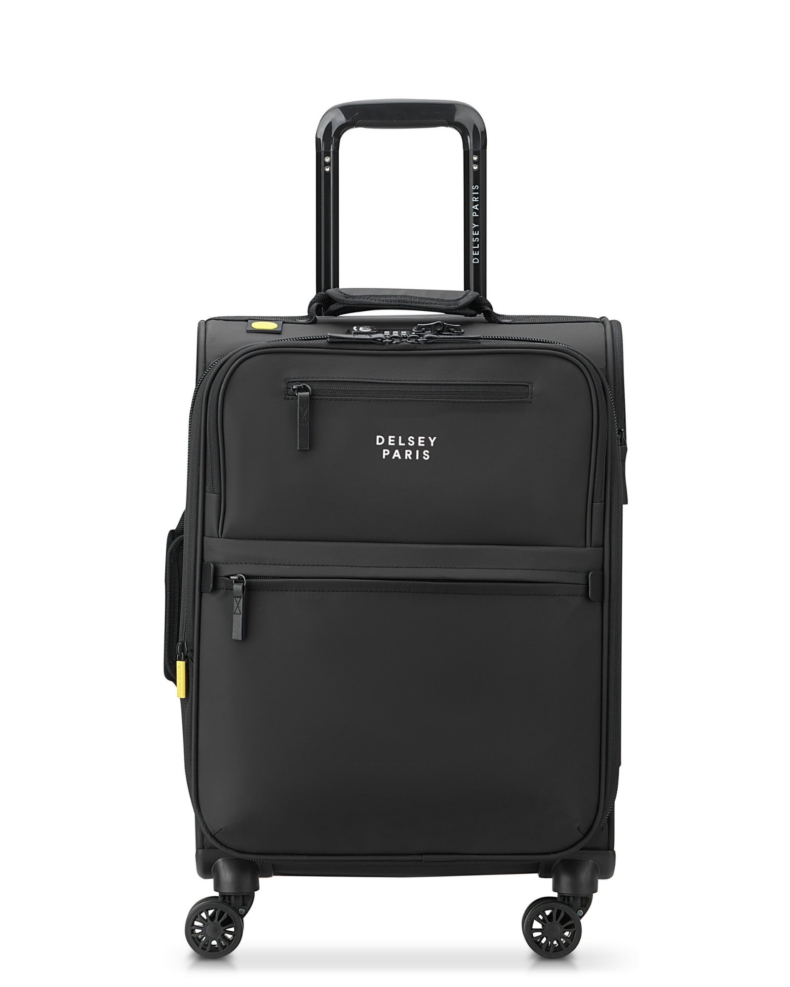 Delsey Paris Maubert 2 Softside Carry-On Spinner Suitcase -55cm-Black-2