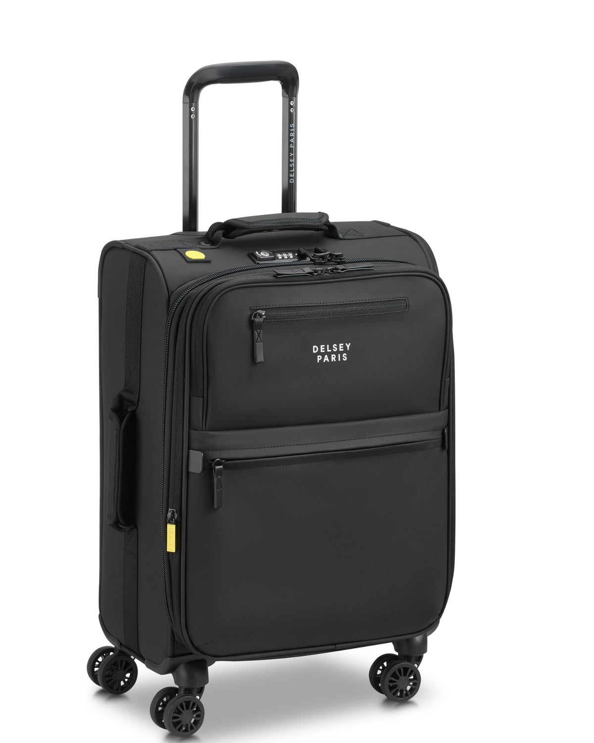 Delsey Paris Maubert 2 Softside Carry-On Spinner Suitcase -55cm-Black-1