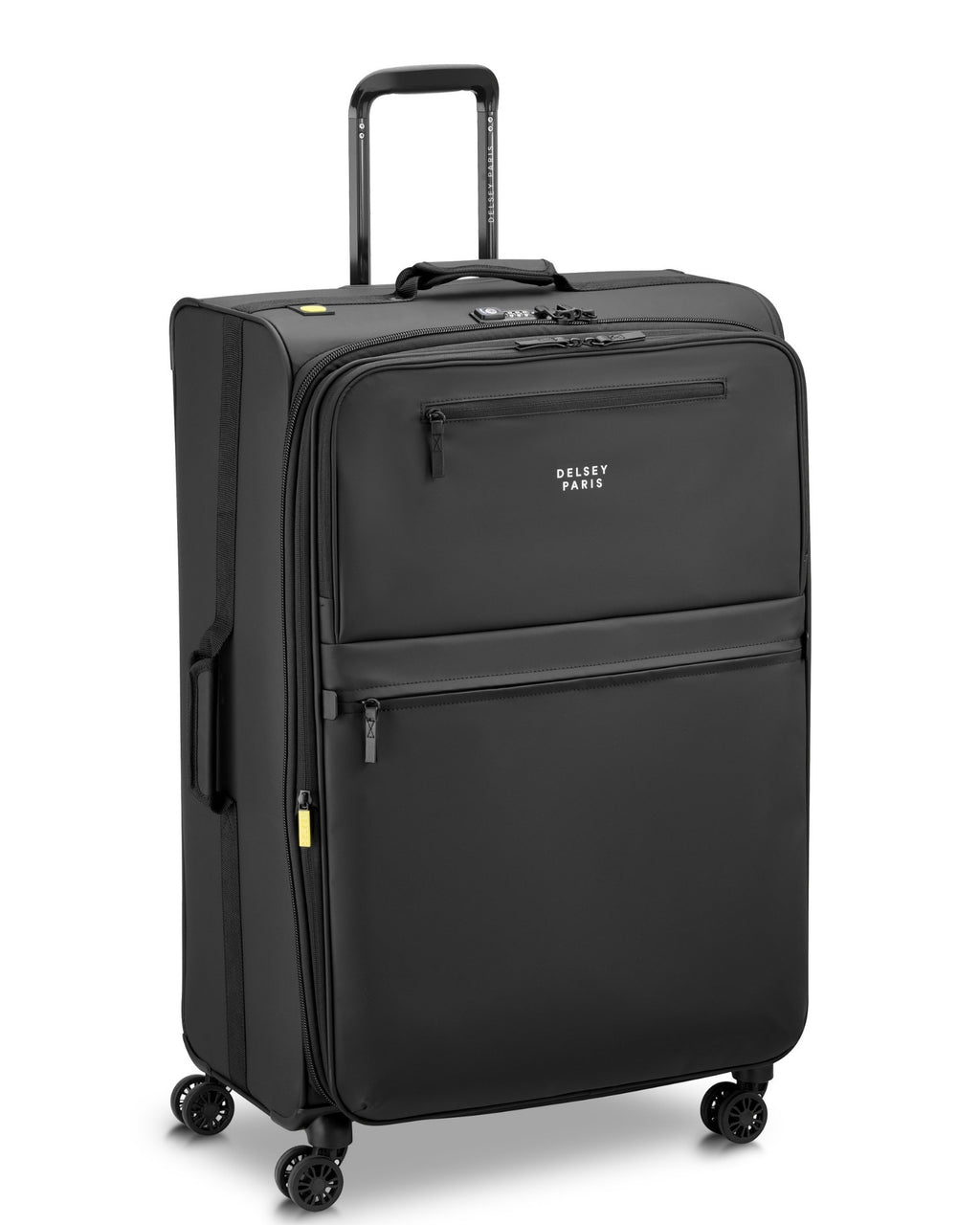 Delsey Paris Maubert 2 Softside Large Spinner Suitcase -79cm-Black-1