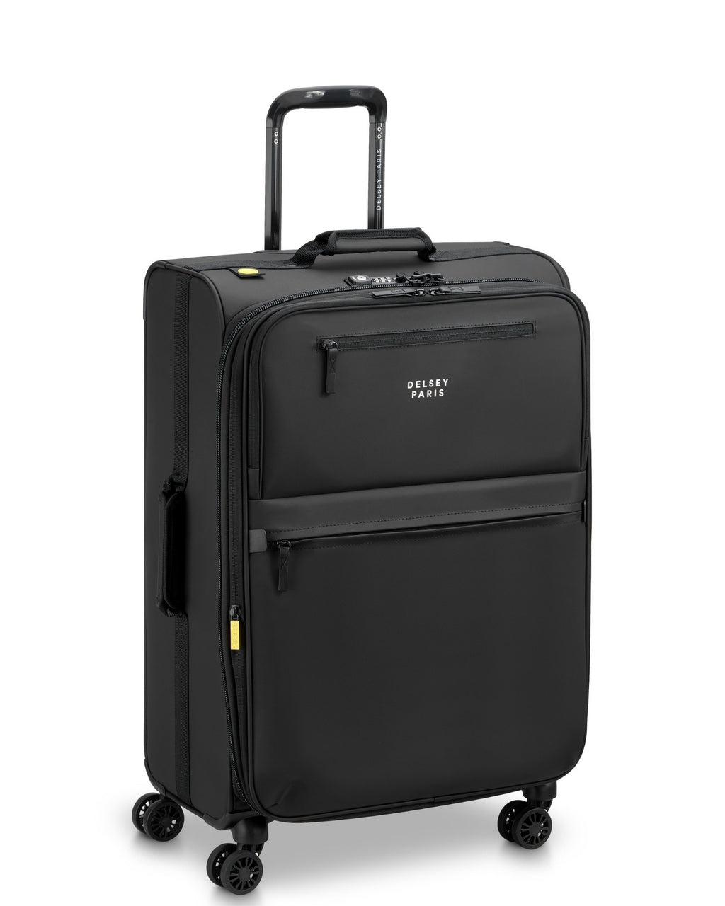 Delsey Paris Maubert 2 Softside Medium Spinner Suitcase -69cm-Black-1