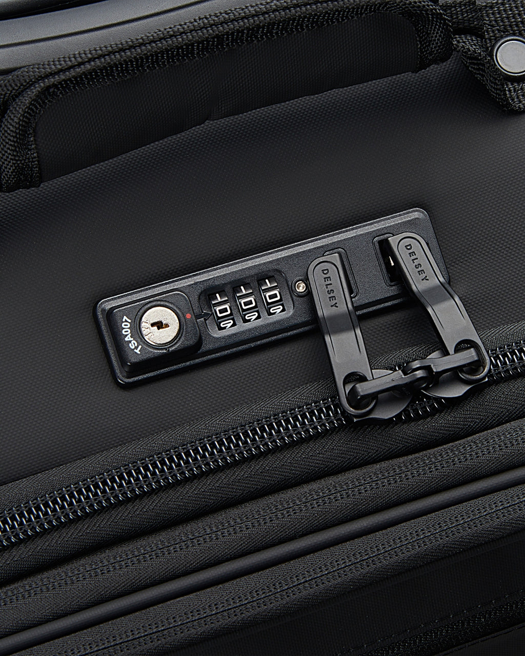 Delsey Maubert 2.0 Expandable Softside 3-Piece Spinner Luggage Set - Black