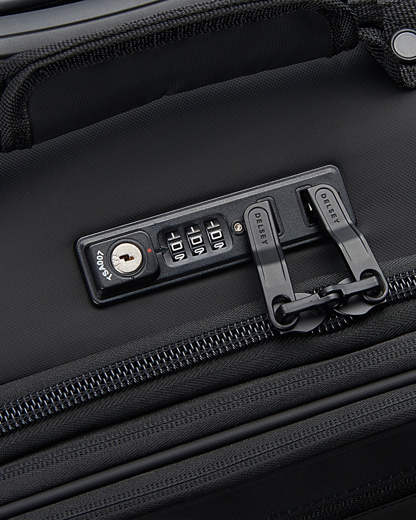 Delsey Maubert 2.0 Expandable Softside 3-Piece Spinner Luggage Set - Black