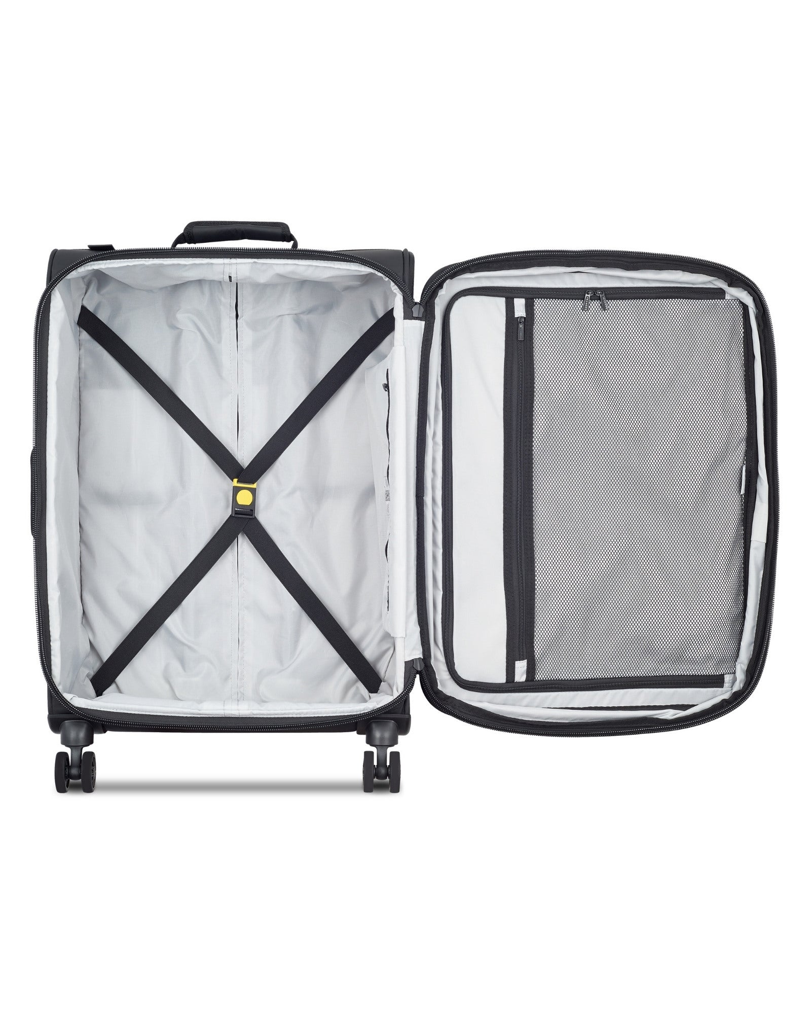 Delsey Maubert 2.0 suitcase organised interior and packing straps

Security image