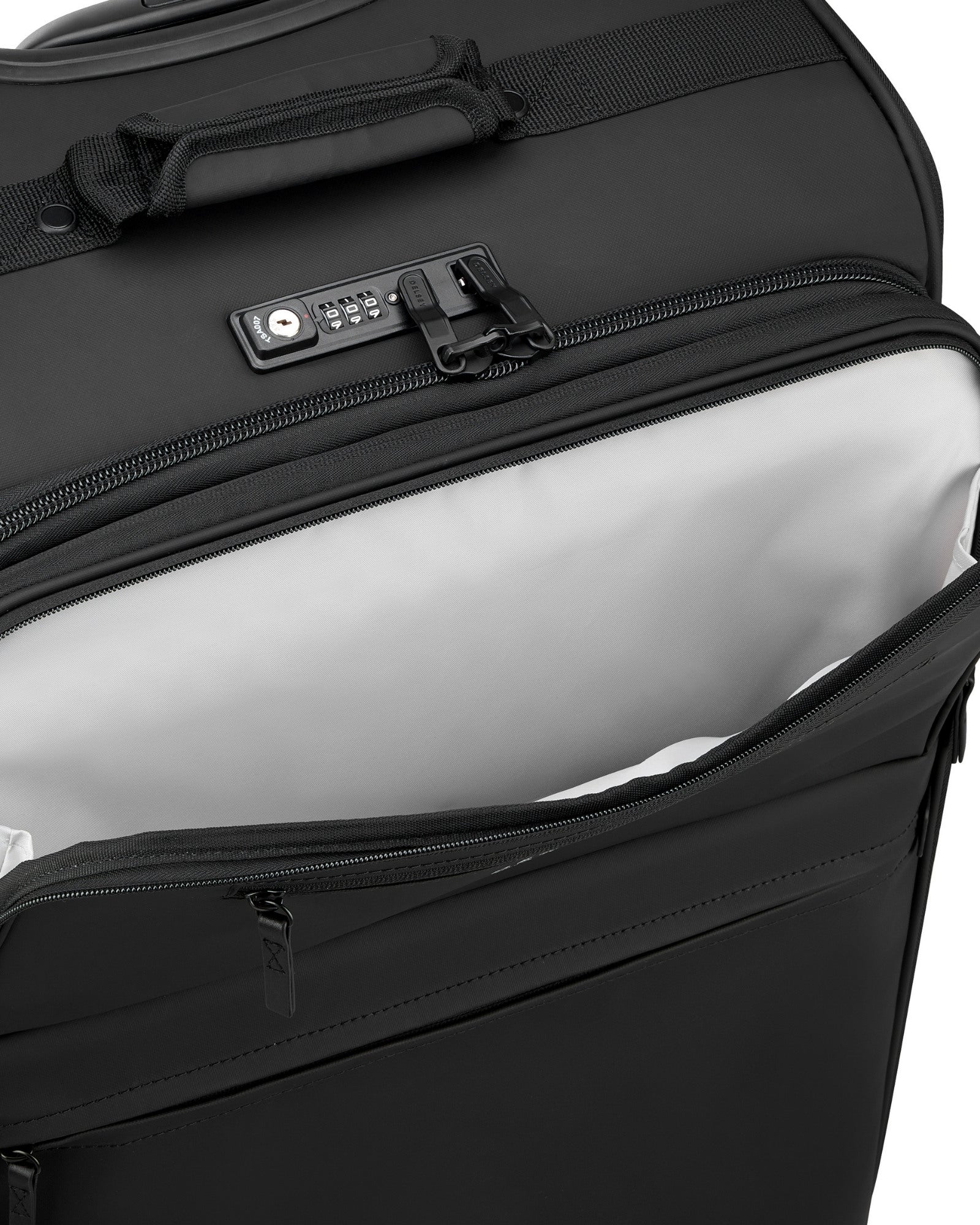 Delsey Paris Maubert 2 Softside Medium Spinner Suitcase -69cm-Black-9