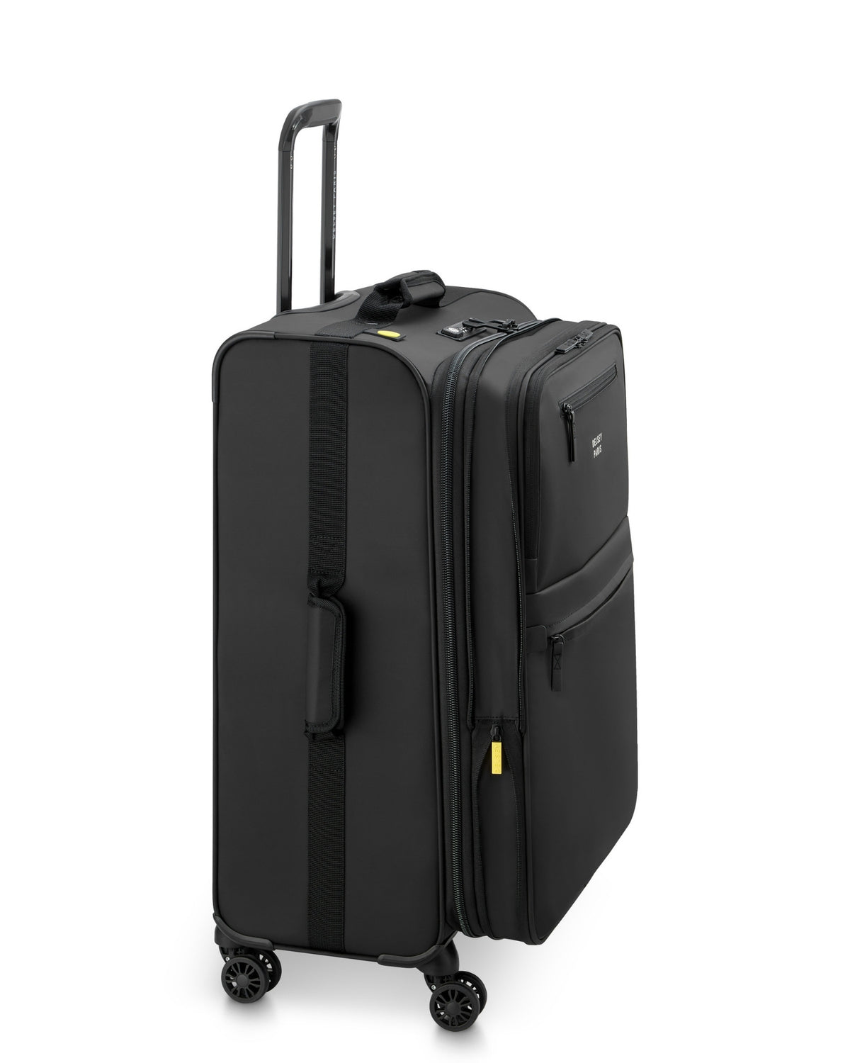 Delsey Paris Maubert 2 Softside Medium Spinner Suitcase -69cm-Black-4