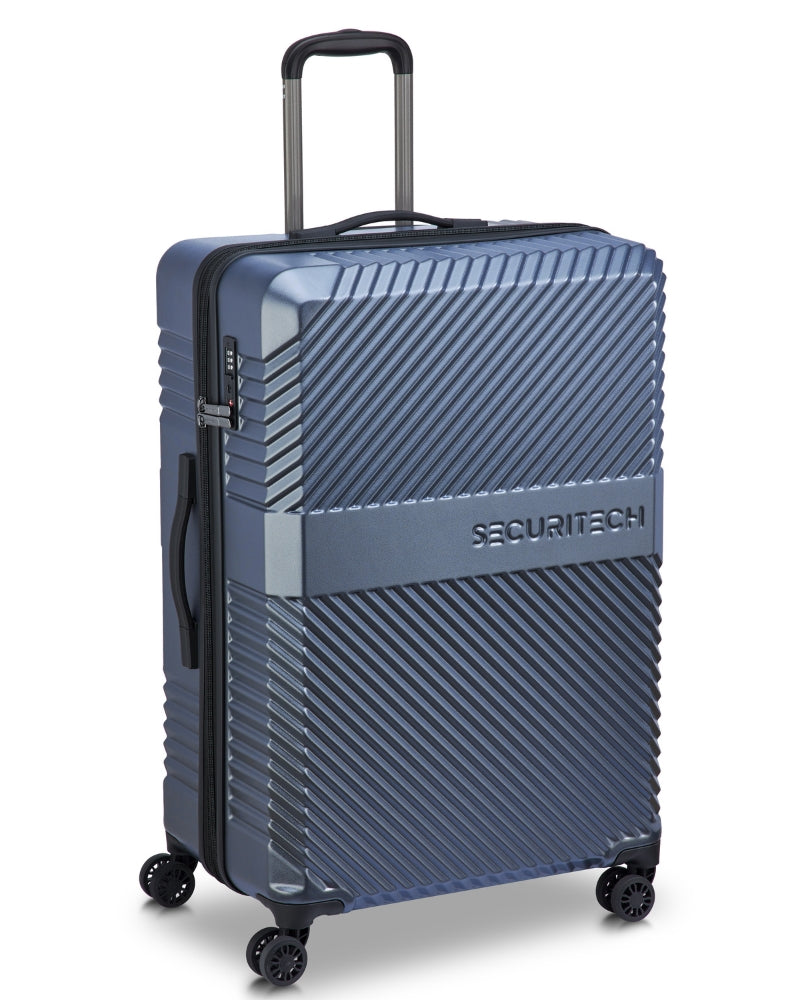 Delsey Paris Securitech Patrol Hardside Large Suitcase - 75cm - Blue-1