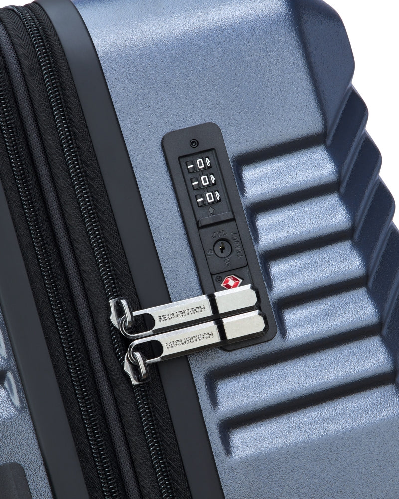 Delsey Paris Securitech Patrol Hardside Large Suitcase - 75cm - Blue-7
