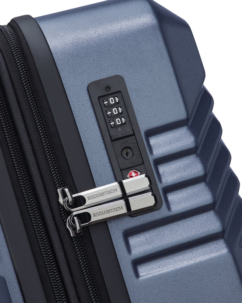 Delsey Paris Securitech Patrol Hardside Medium Suitcase - 65cm - Blue-7
