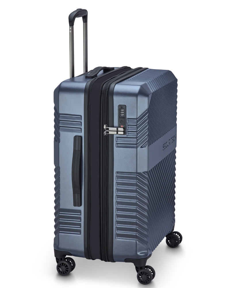 Delsey Paris Securitech Patrol Hardside Medium Suitcase - 65cm - Blue-4