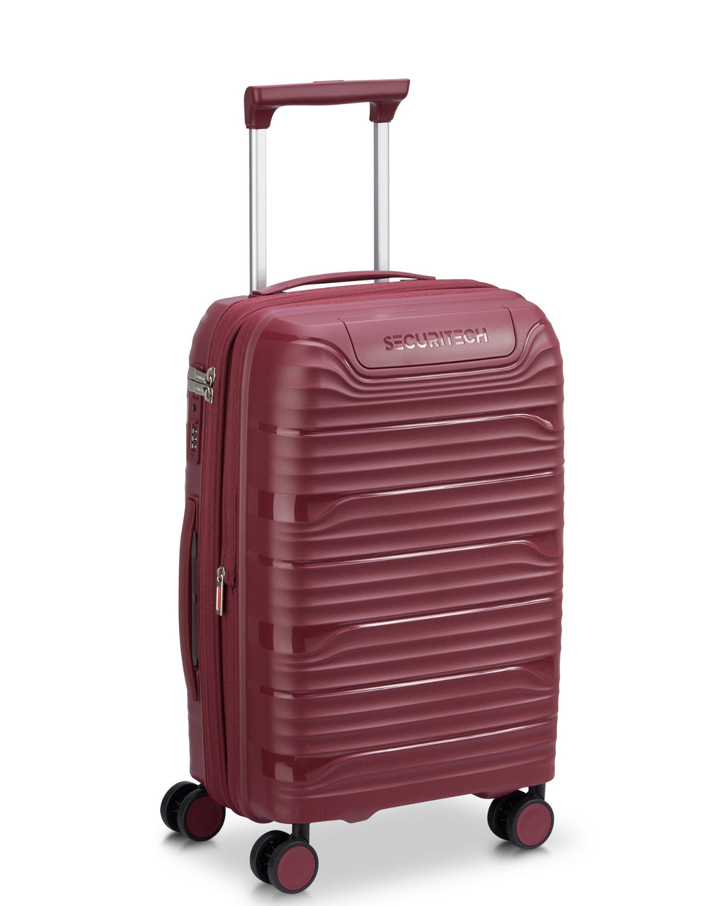 Delsey Paris Securitech Dune Hardside Carry-On Suitcase - 55cm - Burgundy