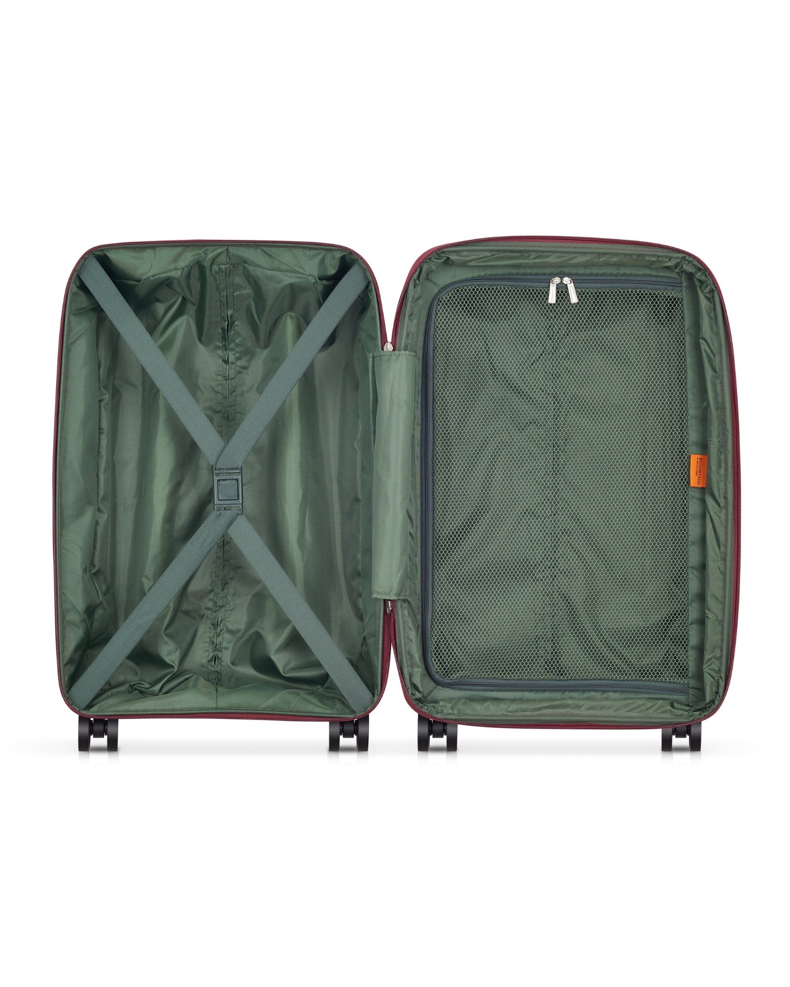 Delsey Paris Securitech Dune Hardside Carry-On Suitcase - 55cm - Burgundy