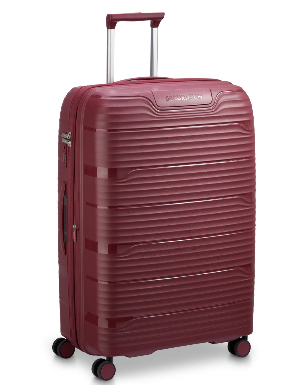 Delsey Paris Securitech Dune Hardside Large Suitcase - 76cm - Burgundy