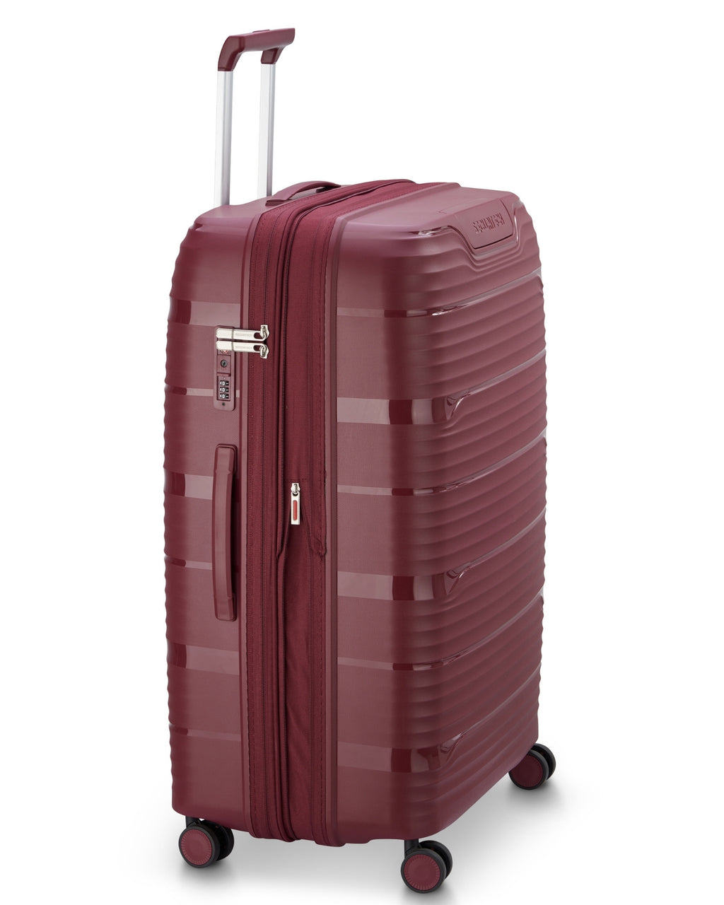 Delsey Paris Securitech Dune Hardside Large Suitcase - 76cm - Burgundy