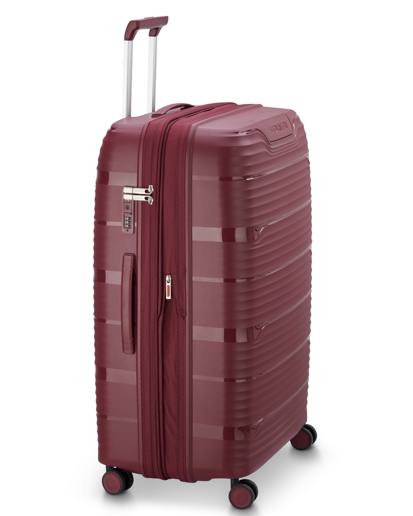 Delsey Paris Securitech Dune Hardside Large Suitcase - 76cm - Burgundy