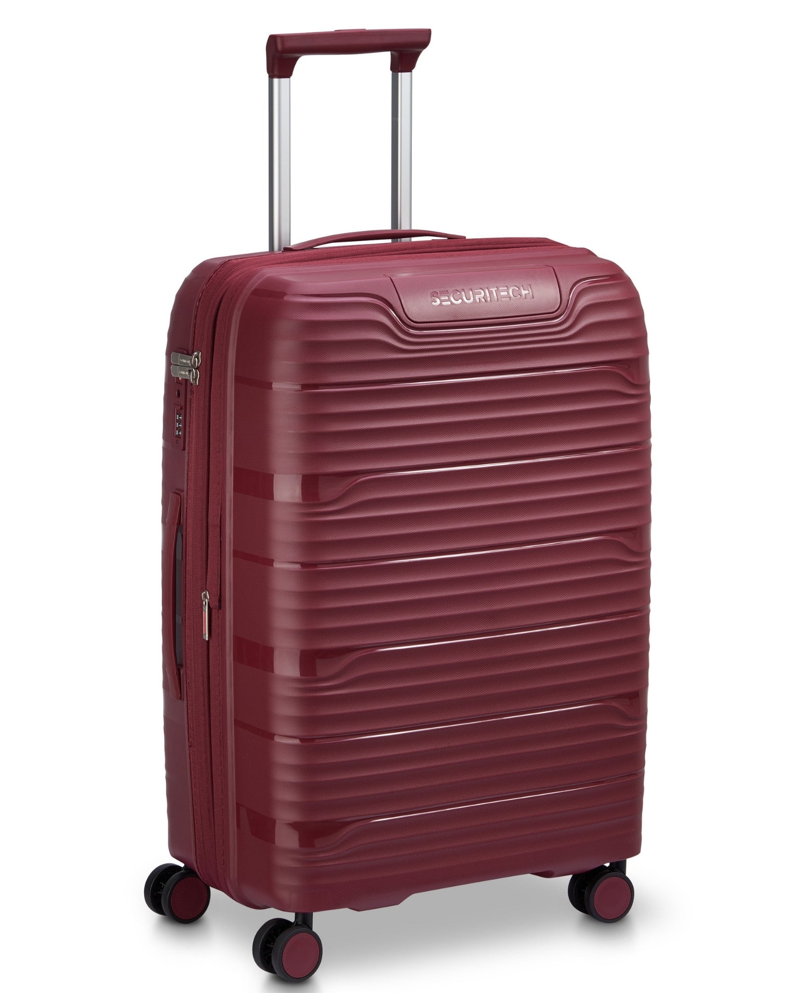 Delsey Paris Securitech Dune Hardside Medium Suitcase - 66cm - Burgundy