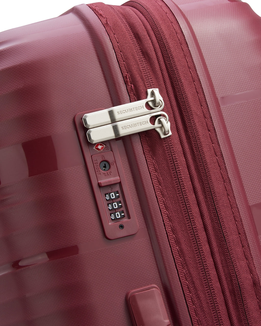 Delsey Paris Securitech Dune Hardside Medium Suitcase - 66cm - Burgundy