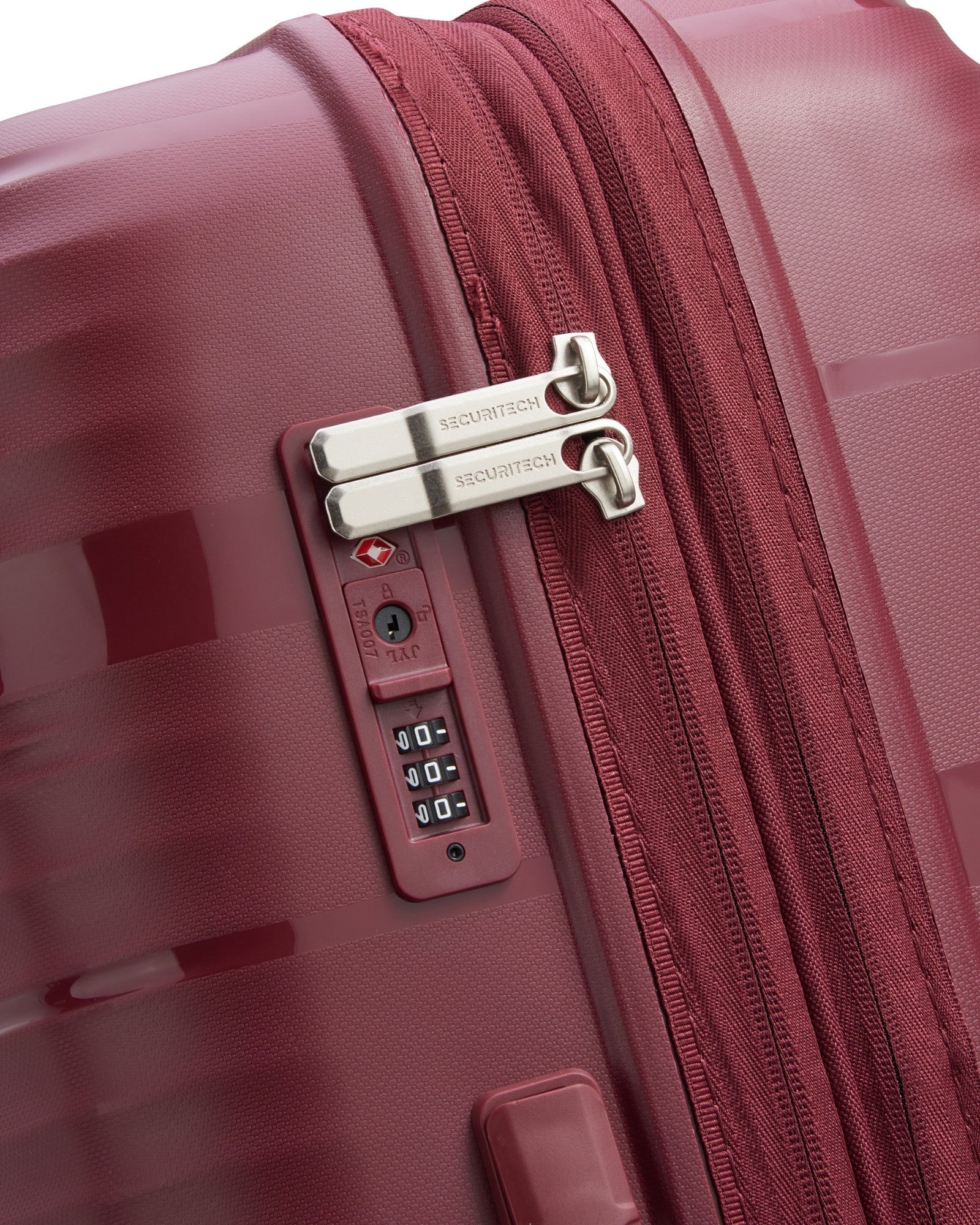 Delsey Paris Securitech Dune Hardside Medium Suitcase - 66cm - Burgundy